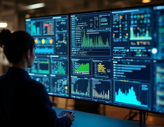 AI analytics tools showing predictive insight dashboards